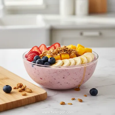 Fruit Smoothie Bowl – 5‑Minute Greek Yogurt Recipe