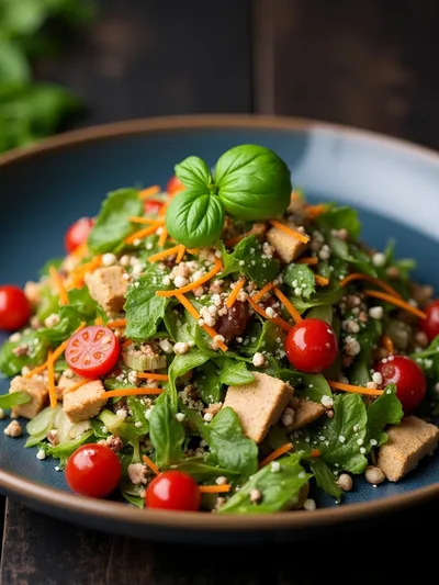 Garden Salad – Fresh Summer Recipe - ready to serve