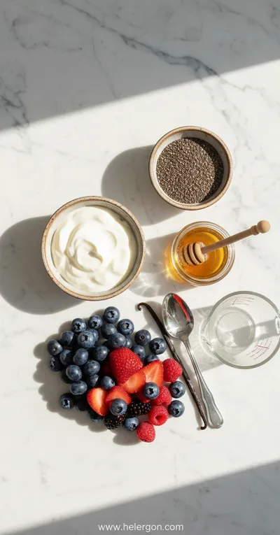 Greek Yogurt Chia Pudding – 240 Calories, 20g Protein - cooking process