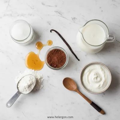High Protein Chocolate Pudding - cooking process
