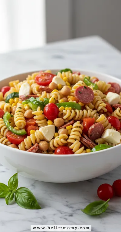 High-Protein Italian Pasta Salad – Quick & Nutritious