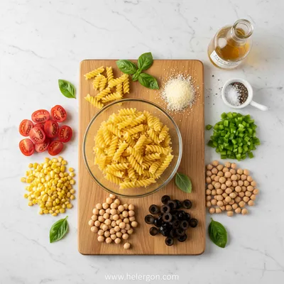 High-Protein Italian Pasta Salad – Quick & Nutritious - cooking process