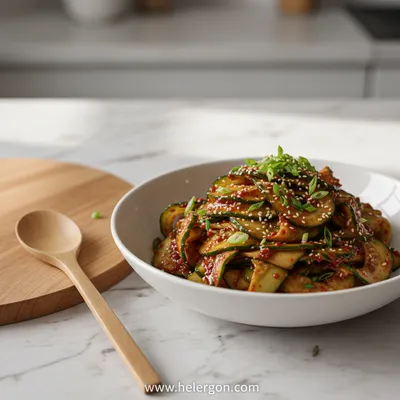 Korean Cucumber Salad – Spicy TikTok Style