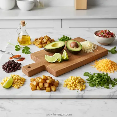 Loaded Potato Taco Bowl – Hearty Meal Prep Delight - cooking process