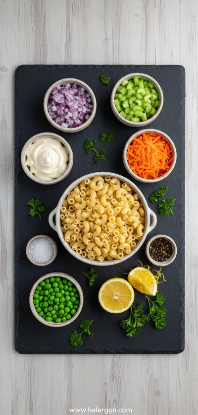 Macaroni Salad – Perfect for Potlucks - cooking process