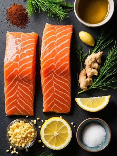 Marry Me Salmon – Easy Weeknight Dinner - ingredients preparation