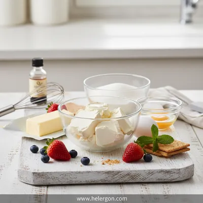 Mini Cheesecakes – Easy Sweet Dessert Recipe - cooking process