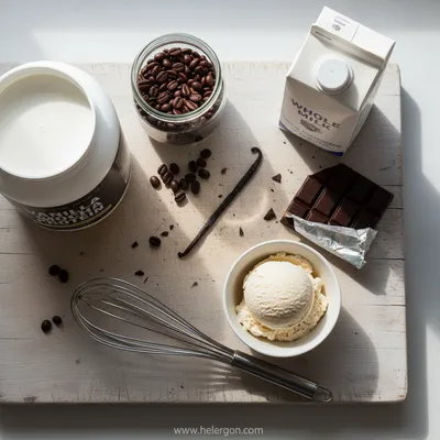 Ninja Creami Mocha Espresso Protein Ice Cream - cooking process