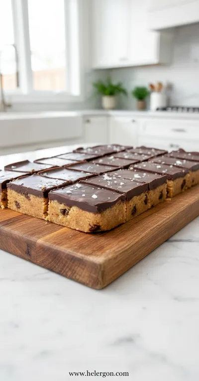 No Bake Cookie Dough Bars – Healthy Gluten-Free Vegan