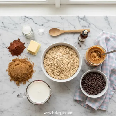 Vintage No-Bake Cookies Recipe - cooking process