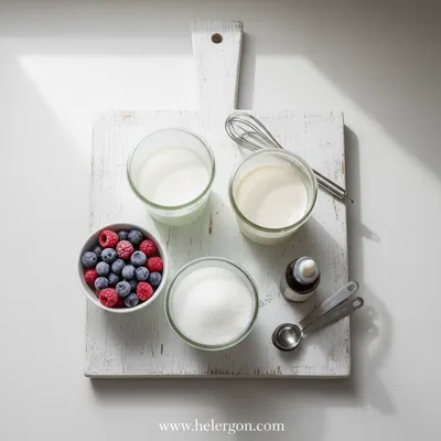 No-Cook Homemade Ice Cream - cooking process