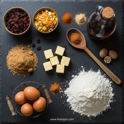 Old Fashioned German Fruit Cake – Traditional Sweet Bake - cooking process