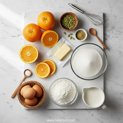 Orange Cardamom Muffins – Soft, Citrus‑Spiced Treat - cooking process