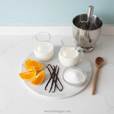 Orange Creamsicle Ice Cream Recipe - cooking process