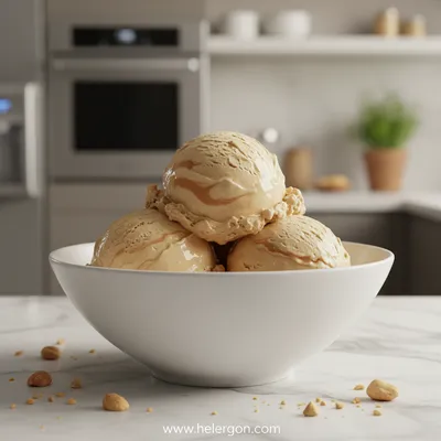Peanut Butter Ice Cream in Ninja Creami
