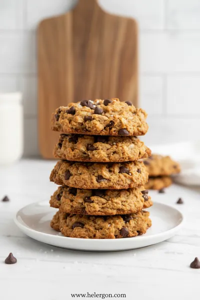 Peanut Butter Oatmeal Chocolate Chip Cookies