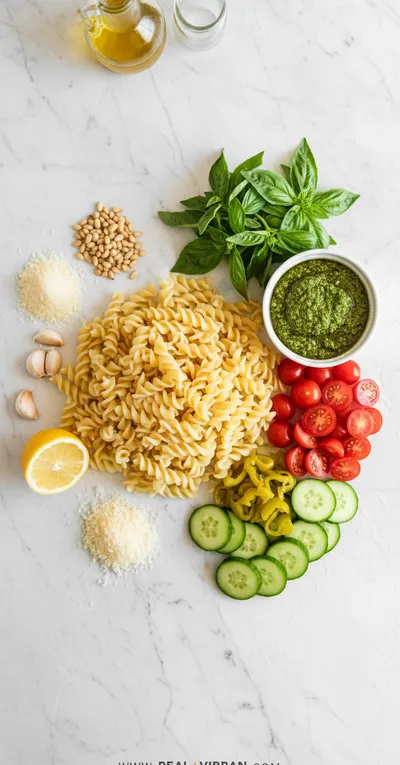 Pesto Pasta Salad – Easy Weeknight Dinner - cooking process