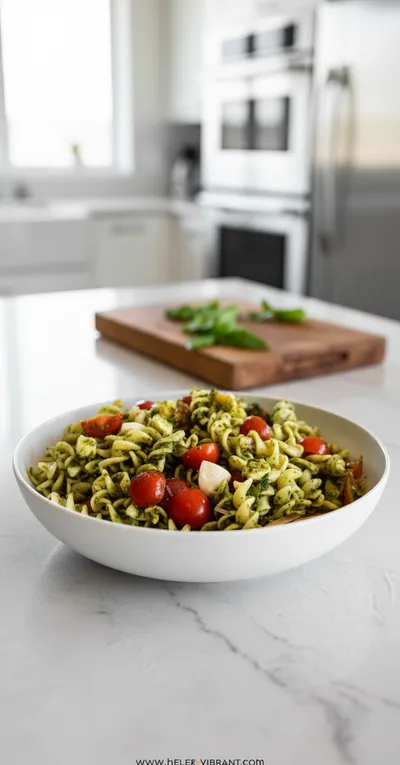 Pesto Pasta Salad – Easy Weeknight Dinner
