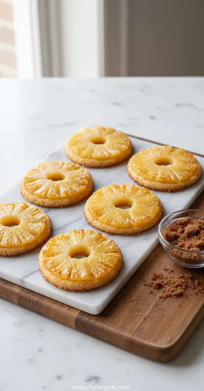 Pineapple Upside Down Sugar Cookies – Easy Sweet Treat
