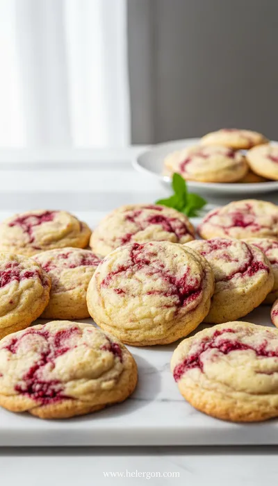Raspberry Lemon Cookies – Light & Tangy Sweet Treat