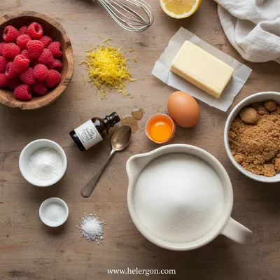 Raspberry Lemon Cookies – Light & Tangy Sweet Treat - cooking process