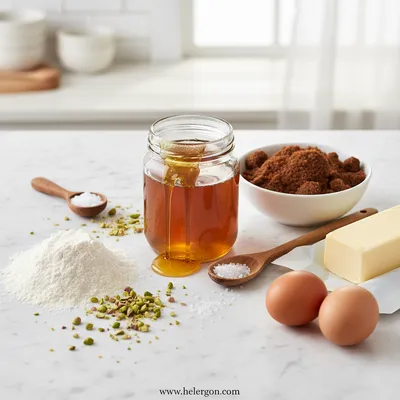 Salted Honey Pistachio Cookies Recipe - cooking process