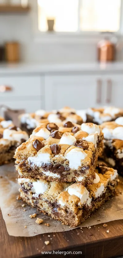 Smores Cookie Bars
