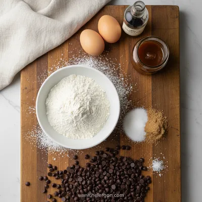 Soft and Chewy Chocolate Chip Cookies - cooking process