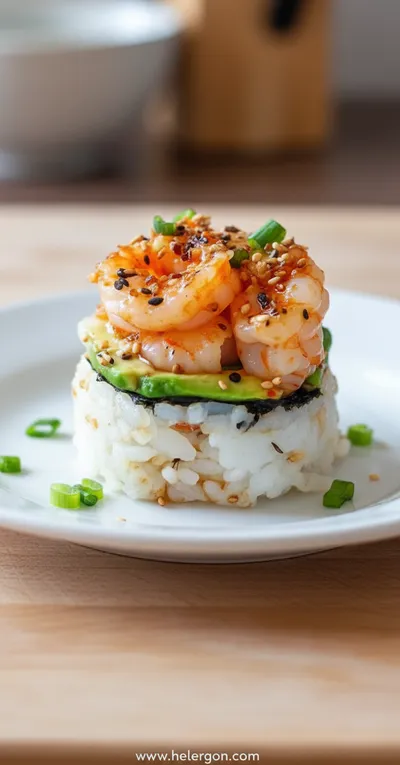 Spicy Shrimp Sushi Stacks – Easy Weeknight Dinner