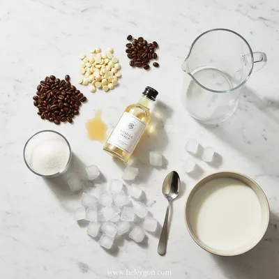 Starbucks Iced White Chocolate Mocha Copycat - cooking process