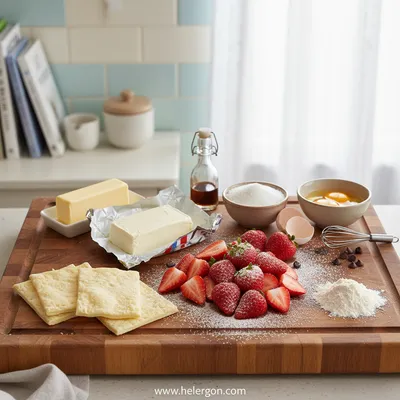 Strawberry Cream Cheese Heart Danishes - cooking process