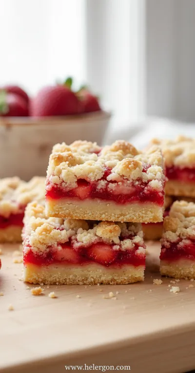 Strawberry Shortcake Bars – Easy Buttery Crust