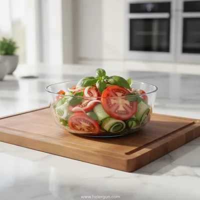 Tomato, Cucumber, and Onion Salad