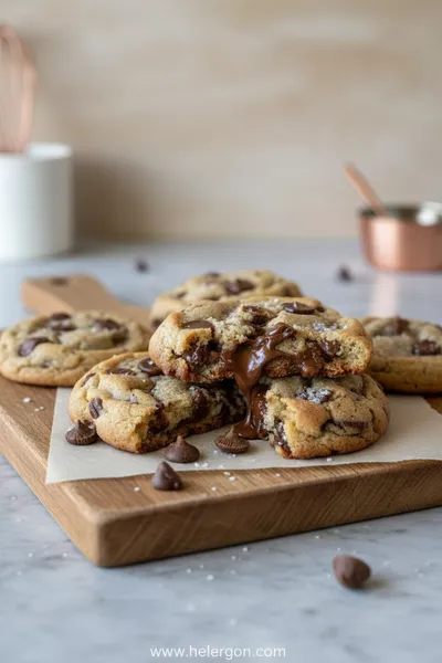 Ultra Thick Chocolate Chip Cookies – Crispy & Gooey