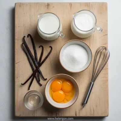 Vanilla Custard Ice Cream Recipe - cooking process