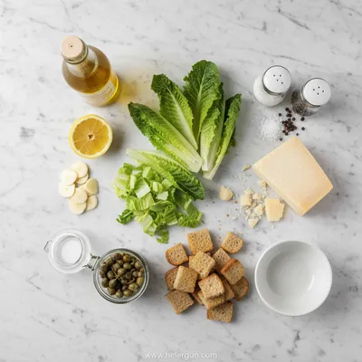 Vegetarian Caesar Salad – Fresh, Easy Weeknight Meal - cooking process